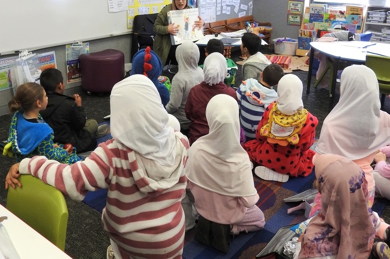 Reading Competition on Pyjama Day