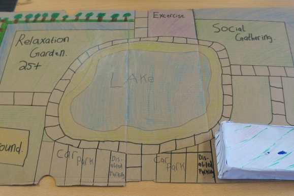 Year 8B Students Presenting their Health Models