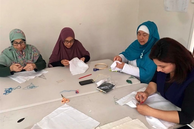 Women teaching Women: Embroidery Classes