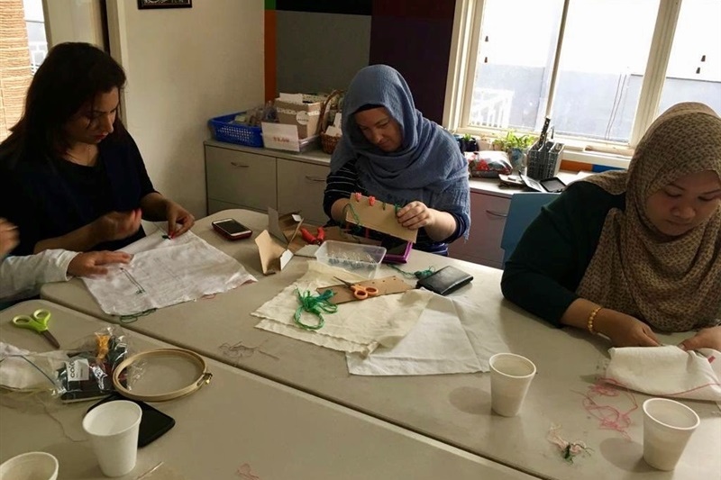 Women teaching Women: Embroidery Classes