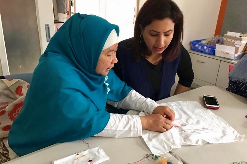 Women teaching Women: Embroidery Classes