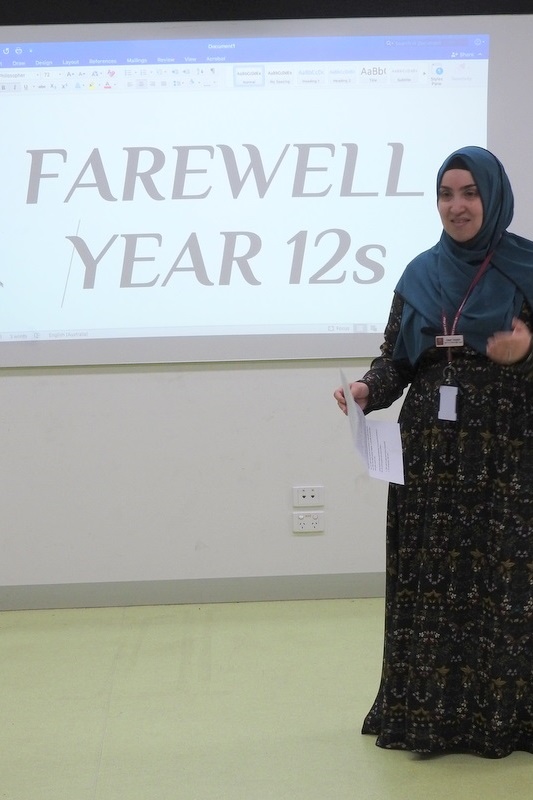 Year 12s Farewell from School