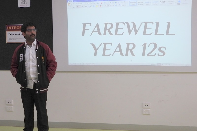 Year 12s Farewell from School