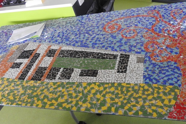 Tenth Anniversary Mosaic Work