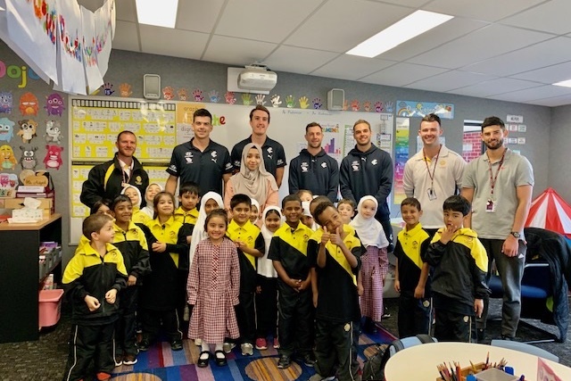 Carlton FC Players' Visit