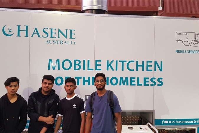 Year 12 Boys Feed the Homeless