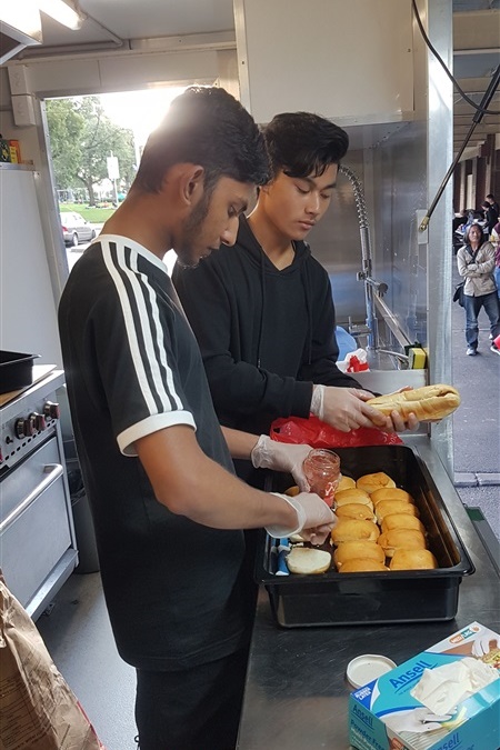 Year 12 Boys Feed the Homeless