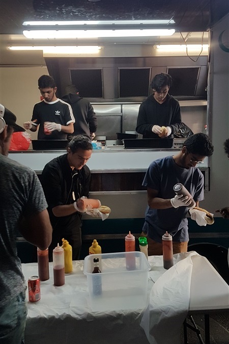 Year 12 Boys Feed the Homeless