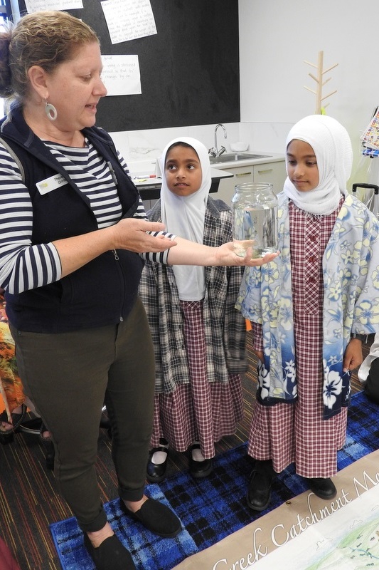 Hifz Students learn about our local Creek