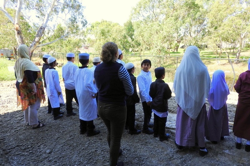 Hifz Students learn about our local Creek