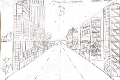 Year 5/6: One-point perspective drawing