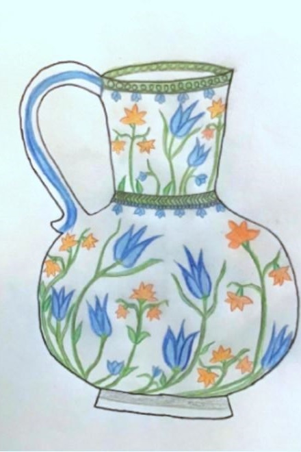 Ottoman Empire Vase Drawings (Year 7B1)