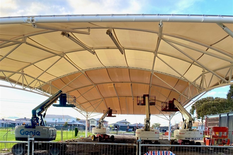 Site Update: Sports and Outdoor Learning Canopy