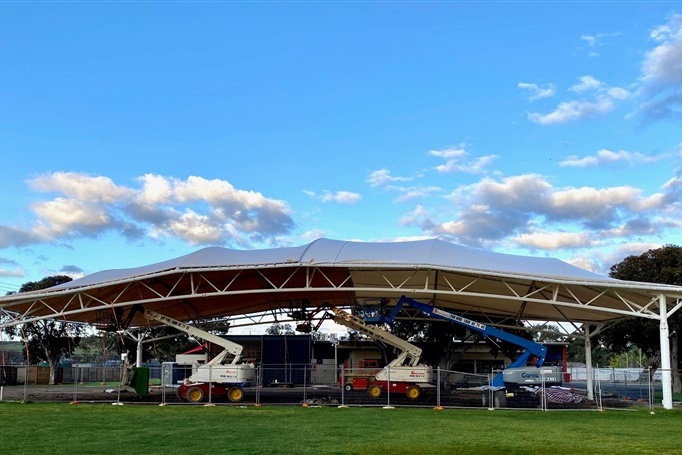 Site Update: Sports and Outdoor Learning Canopy