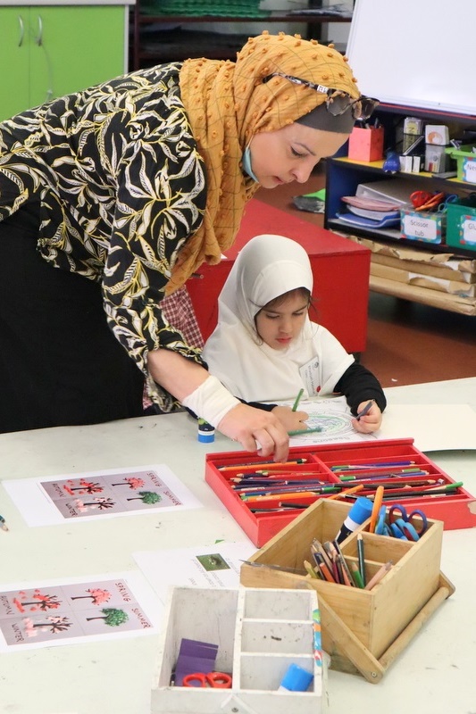 Students Settling into their School Routine