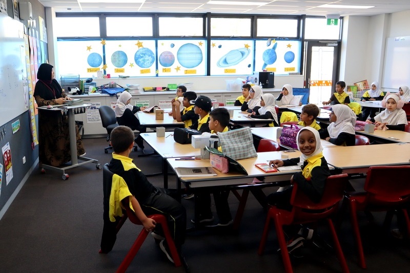 Students Settling into their School Routine