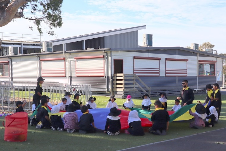 Students Settling into their School Routine