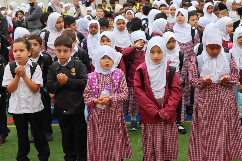 Students Settling into their School Routine