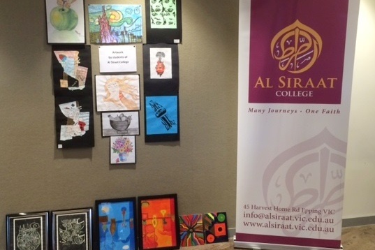 Student Art Work Representing Al Siraat