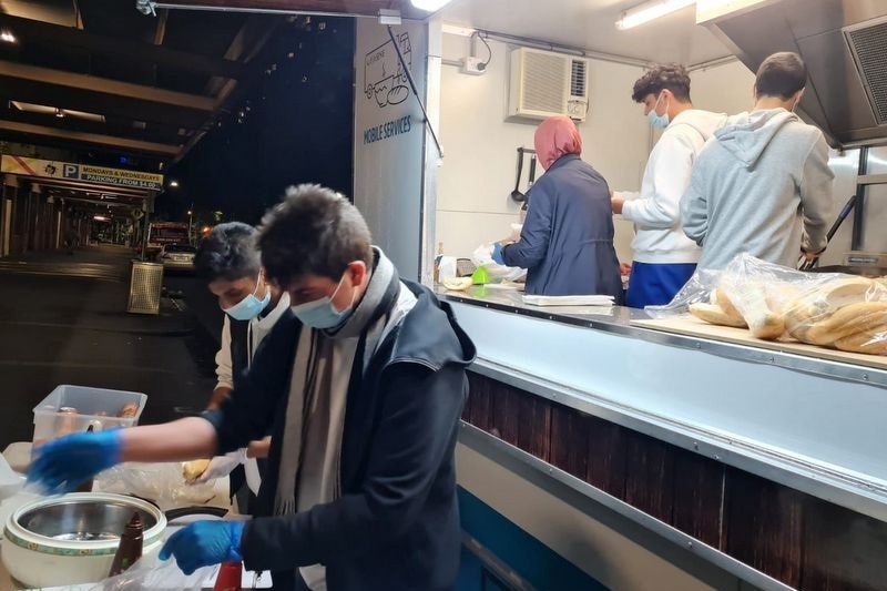 Year 12 Boys Feed the Homeless 2021