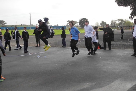 Student Participated in Jump Rope for Heart