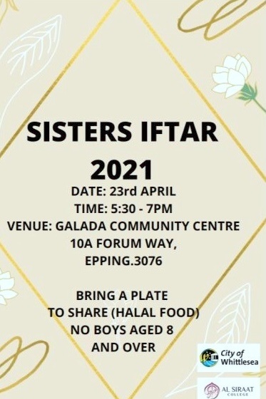 Annual Sisters Iftar 2021