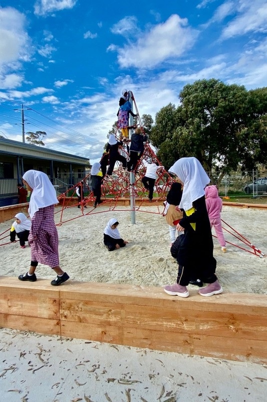 New sandpit and play area now complete