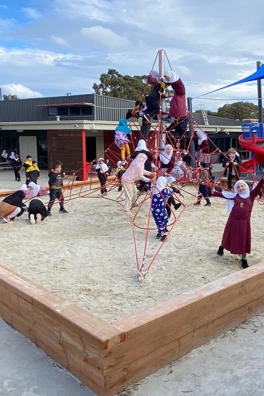 New sandpit and play area now complete