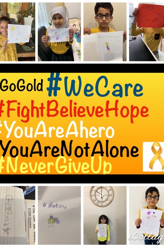 Go Gold for Childhood Cancer Awareness