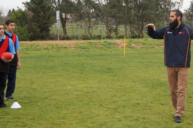 Special Footy Training with Bachar Houli