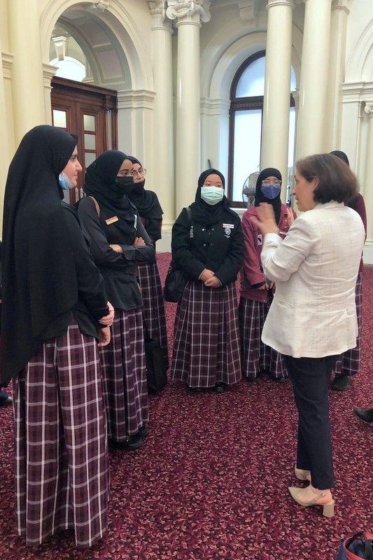 Parliament Walk with Minister Lily DAmbrosio MP