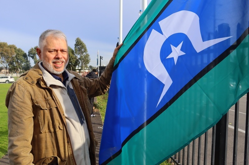 Flag-raising ceremony