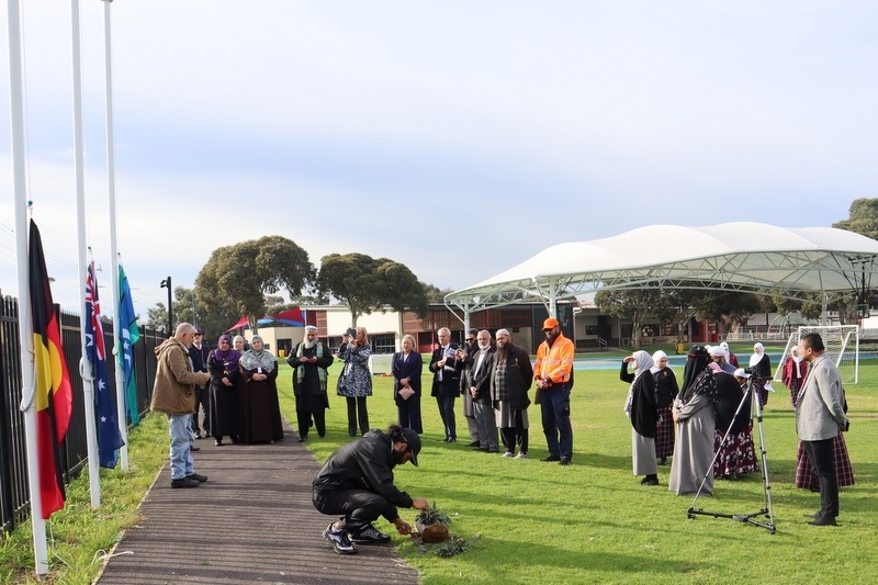 Flag-raising ceremony