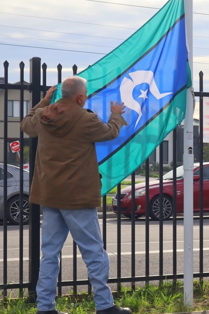 Flag-raising ceremony