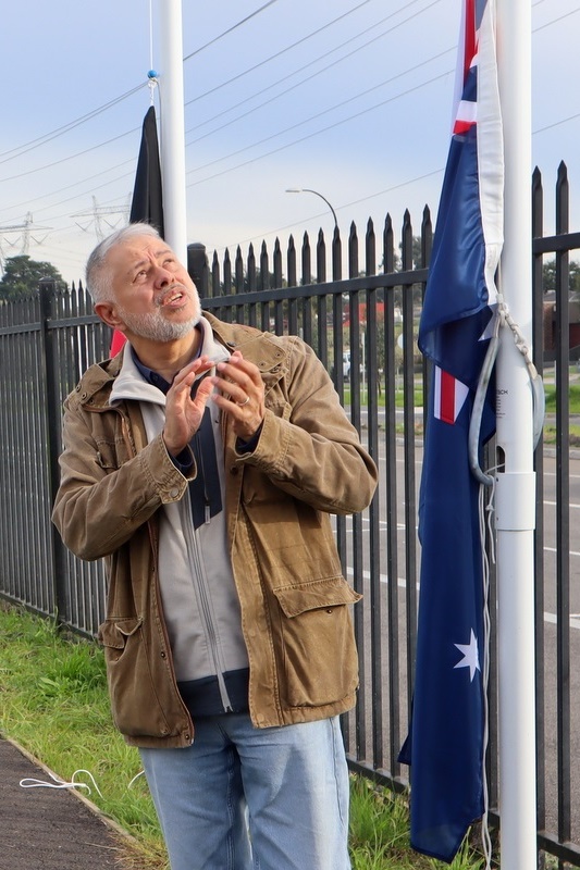 Flag-raising ceremony