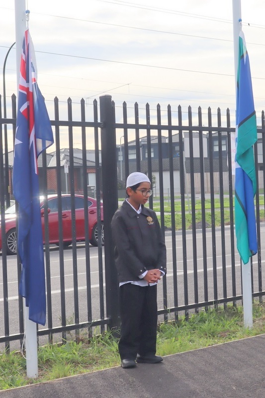 Flag-raising ceremony