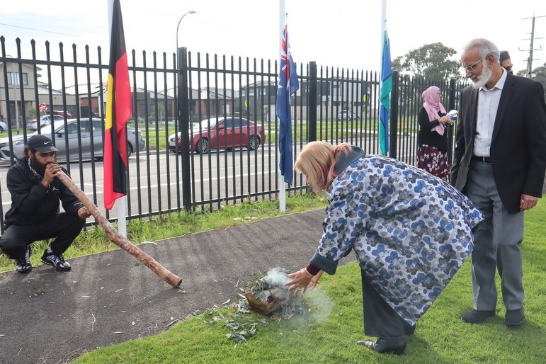 Flag-raising ceremony