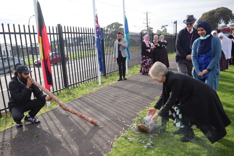 Flag-raising ceremony