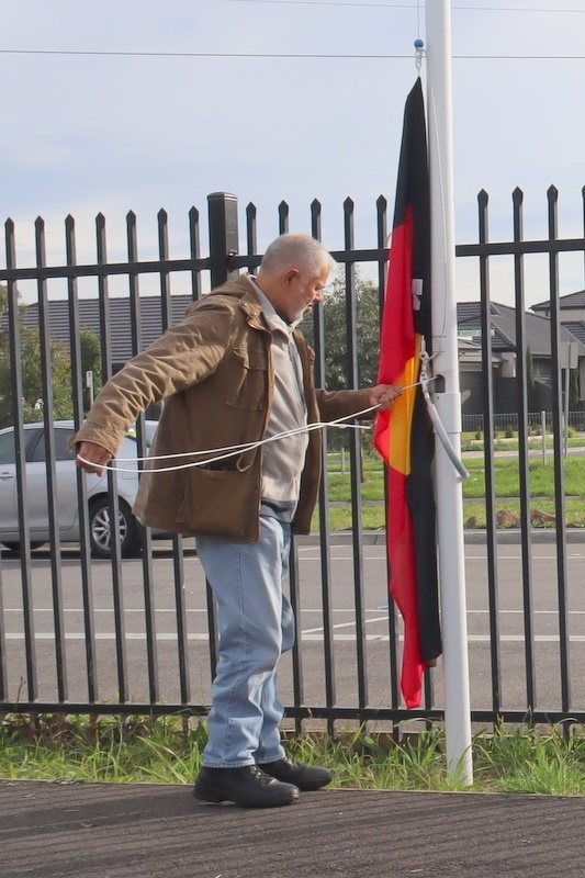 Flag-raising ceremony