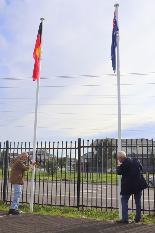 Flag-raising ceremony