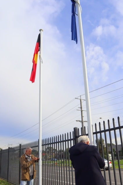 Flag-raising ceremony