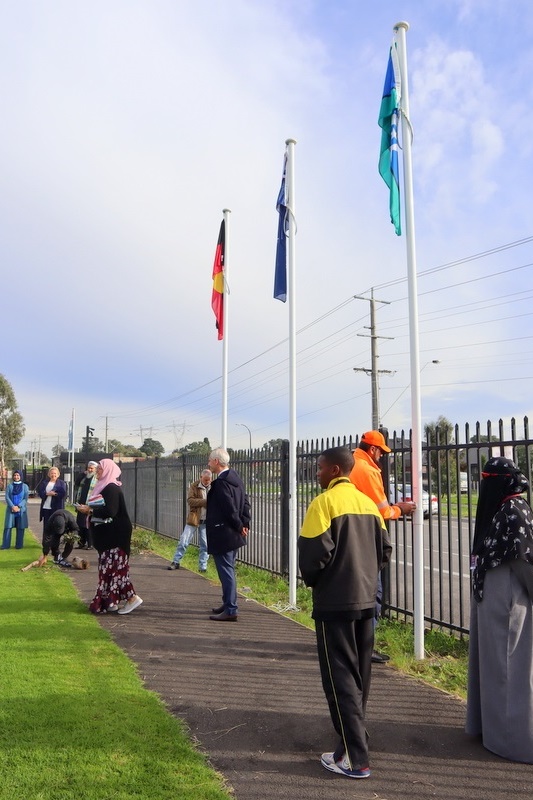 Flag-raising ceremony