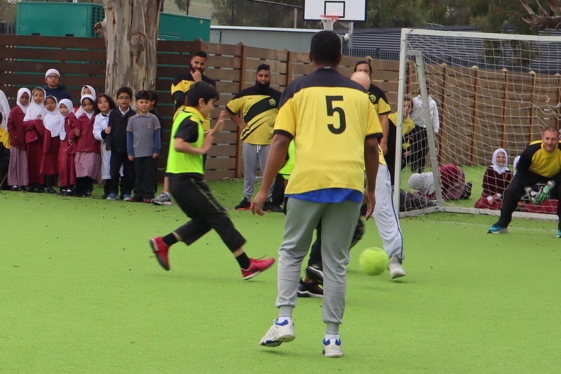 Soccer: Teachers vs Year 6 Students