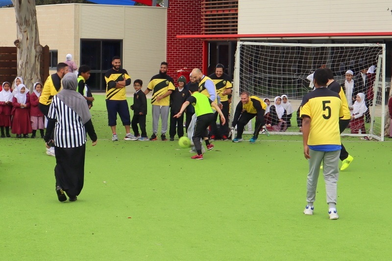 Soccer: Teachers vs Year 6 Students