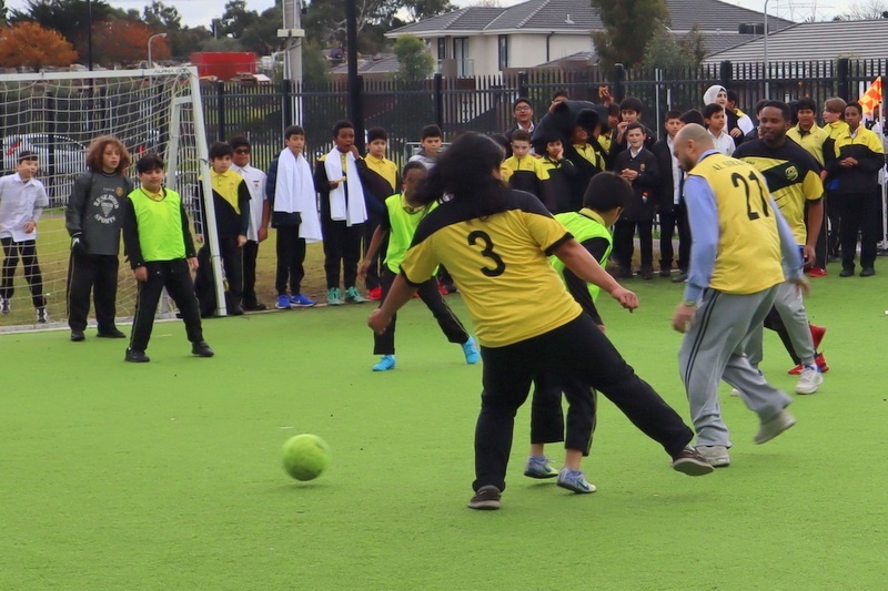 Soccer: Teachers vs Year 6 Students