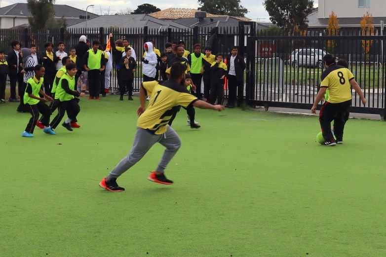 Soccer: Teachers vs Year 6 Students