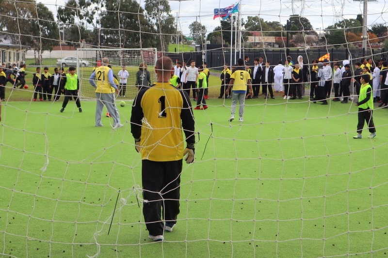 Soccer: Teachers vs Year 6 Students