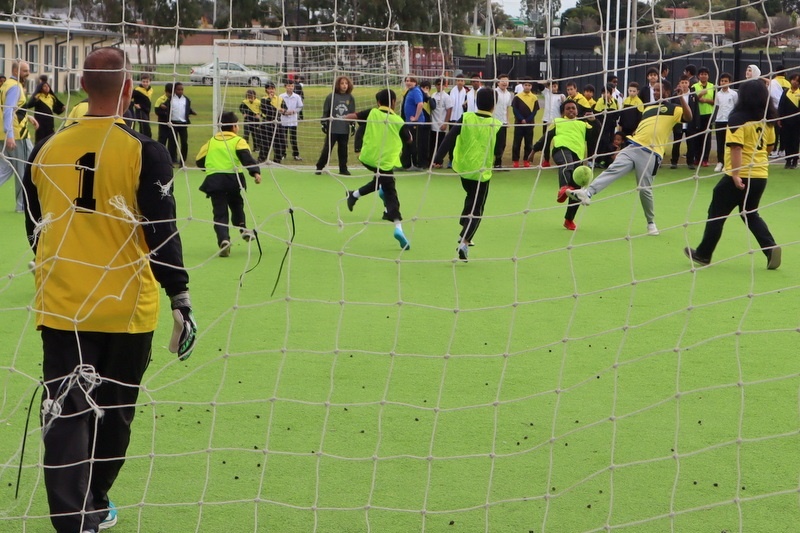 Soccer: Teachers vs Year 6 Students