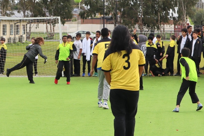 Soccer: Teachers vs Year 6 Students