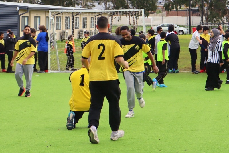 Soccer: Teachers vs Year 6 Students